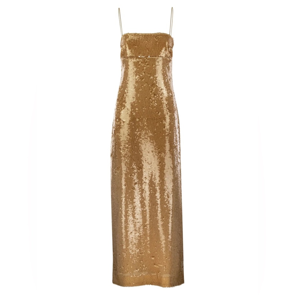 Max Mara Studio Sequin Sleeveless Dress